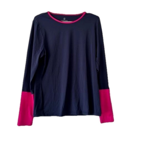 Lands End rash guard long sleeve swim t size 10-12 (M) - Picture 1 of 9